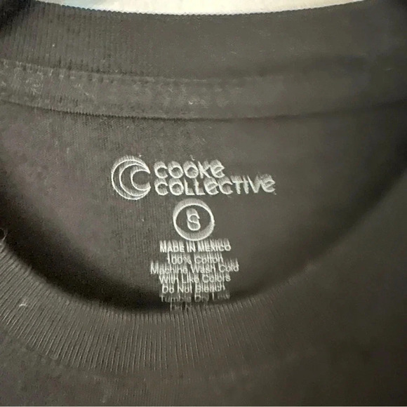 Urban Outfitters Cooke Collective Short Sleeve Black Graphic Tee Size S NWT - Picture 4 of 6